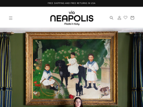 Via Neapolis homepage screenshot