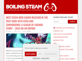 'boilingsteam.com' screenshot