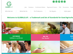 'globalgap.org' screenshot