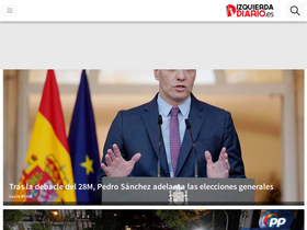'izquierdadiario.es' screenshot