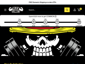 Flex Comics homepage screenshot