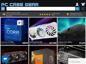 'pccasegear.com' screenshot
