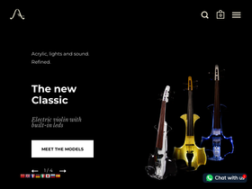 auroraviolins.com homepage screenshot