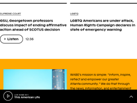 'wabe.org' screenshot