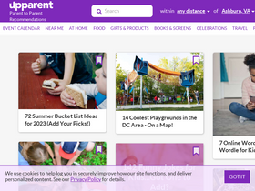 'upparent.com' screenshot