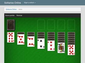 'solitariosonline.es' screenshot