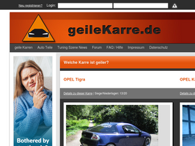 'geilekarre.de' screenshot