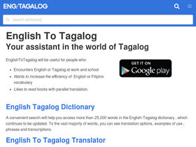 'englishtotagalog.org' screenshot