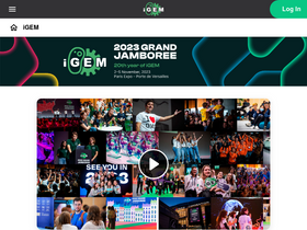 'igem.org' screenshot