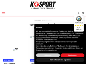 'k-sport-de.de' screenshot