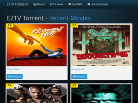 'eztvtorrent.co' screenshot