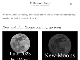'fullmoonology.com' screenshot