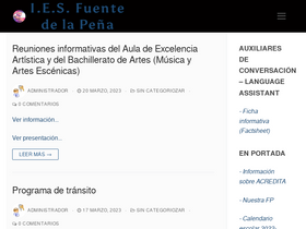 'iesfuente.com' screenshot