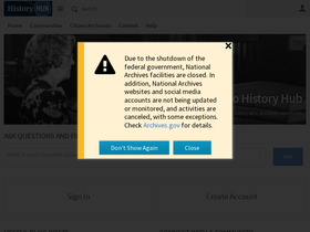'history.gov' screenshot