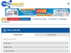 'timnhaphanphoi.vn' screenshot