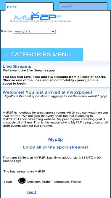 Myp2p streaming online