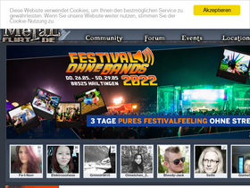 'metalflirt.de' screenshot