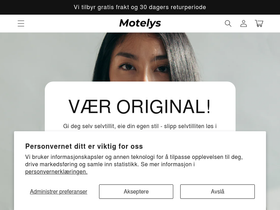 Motelys homepage screenshot