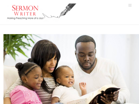 'sermonwriter.com' screenshot