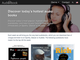 'audioobook.com' screenshot