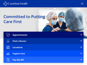 'caromonthealth.org' screenshot