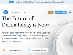 'skinmedicinals.com' screenshot