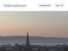'nidarosdomen.no' screenshot
