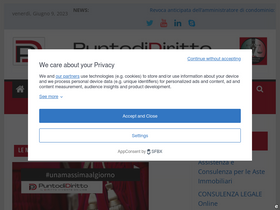 'puntodidiritto.it' screenshot