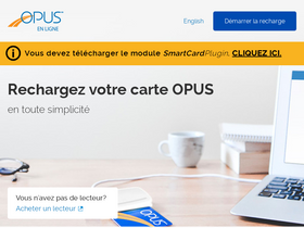 'opusenligne.ca' screenshot