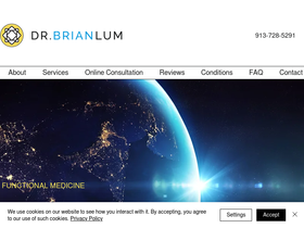 'drbrianlum.com' screenshot