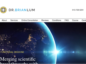 'drbrianlum.com' screenshot