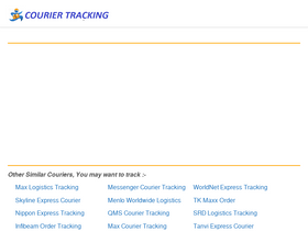 'trackmycourier.com' screenshot