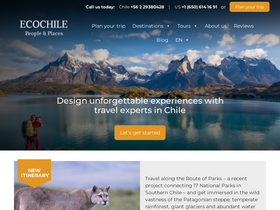 'ecochile.travel' screenshot