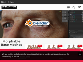 '3dscanstore.com' screenshot