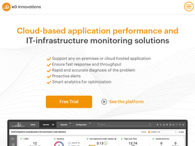 'eginnovations.com' screenshot