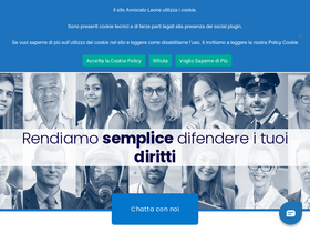 'avvocatoleone.com' screenshot