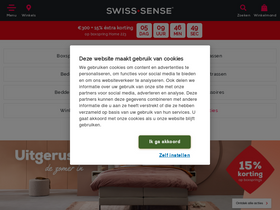 'swisssense.nl' screenshot