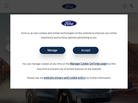 'ford.co.uk' screenshot