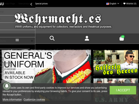 'wehrmacht.es' screenshot