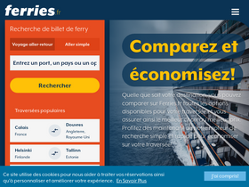 'ferries.fr' screenshot