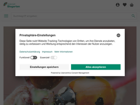 'biogarten.ch' screenshot