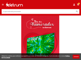 'eletrum.com.br' screenshot