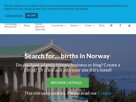 'ongenealogy.com' screenshot