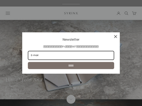 'syrinx.audio' screenshot