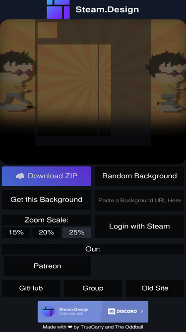 sapic.github.io - Steam Background Cropper - Sapic Github