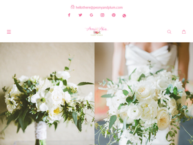 peonyandplum.com homepage screenshot