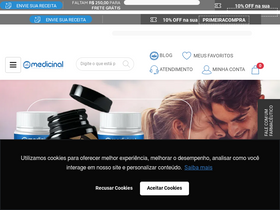 'medicinalnaweb.com.br' screenshot