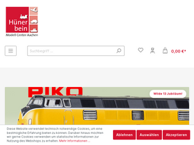 'huenerbein.de' screenshot