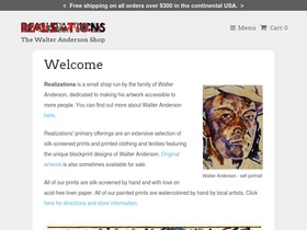 walterandersonart.com homepage screenshot
