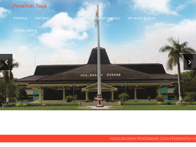 'dikbud.tegalkab.go.id' screenshot